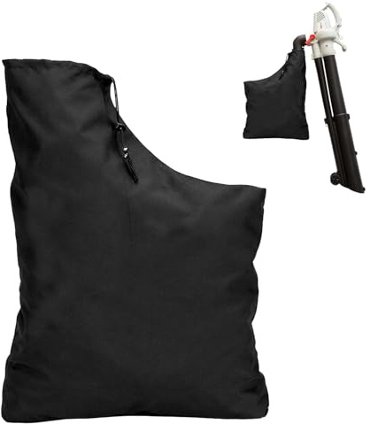 1 sacchetto di raccolta per foglie, sacco di raccolta per foglie, sacco di raccolta universale per aspirafoglie, sacchetto di ricambio regolabile, con chiusura lampo, per prato, giardino