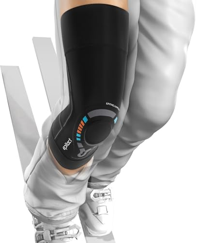 Epitact | Physiostrap Ski-Kniebandage | Schwaches und Schmerzhafte Knie | Entlastet und Stabilisiert das Knie, Verstärkte Patellaführung | Ultradünn, Flexibel, Leicht | Optimaler Halt (S)