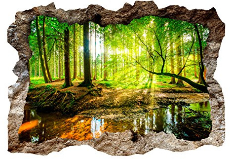 murando - Fototapete Vlies Poster Loch Panorama, 210x150 cm, Schlafzimmer | Full HD Druck, 3D-Effekt, lichtbeständige Farben, ideal fürs Wohn- oder Schlafzimmer, schnelle Montage, lichtbeständig, edel
