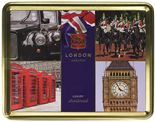 Stewart's - Best of British Shortbread Gifting Tin (400g) - Traditionally Made Luxury Scottish Shortbread, Delicious Melt-In-Mouth Biscuits, Ideal Grab-Sized Treat to Share, 40 Years Heritage