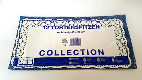 Collection Tortenspitzen 20x40 cm 24 Stück