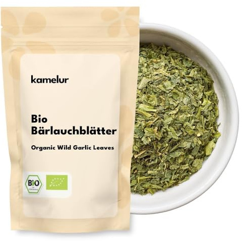 500g di foglie di aglio orsino bio essiccate - aglio orsino aromatico per un delizioso pesto o come aggiunta a preparati da spalmare