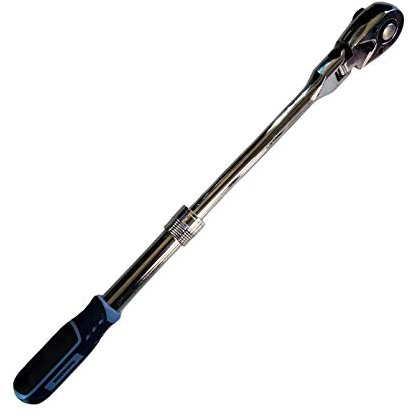 Toolzone 3/8 Drive Extending Flexi Head Ratchet Softgrip