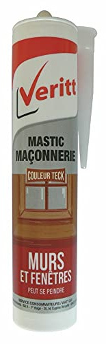 VERITT Mastic Acrylique TECK 280ml - Résistant à l'eau