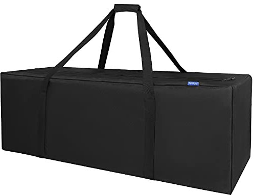 INFANZIA 155L Sporttasche, Große Wasserdicht Reisetasche mit Handgriff, Tragetasche mit Großer Kapazität, Stark und Langlebig, Geeignet für Sport, Fitness & Reisen, 106 x 38 x 38 cm, Schwarz