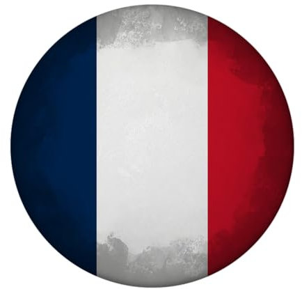 Frankreich Flagge Magnet rund mit Flaschenöffner schöner runder Magnet rund mit Flaschenöffner mit Flaggenmotiv zum Aufhängen von Reisefotos oder als Souvenir Dekoration für den