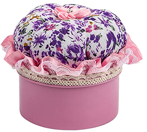 Starnearby Portaspilli Cuscino Puntaspilli Cucito Cuscino per Spilli Cuscino per Aghi da Cucito Scatola Porta Aghi e Fili Organizer per Attrezzi da Cucito