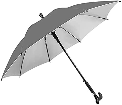 BUE Ombrellone Ombrello 2 In 1 Bastone Da Passeggio Ombrello Per Anziani Bastone Da Passeggio Antiscivolo Bastone Da Passeggio Multifunzione Da Viaggio Ombrello Regalo Per I Genitori,B,incomparable13
