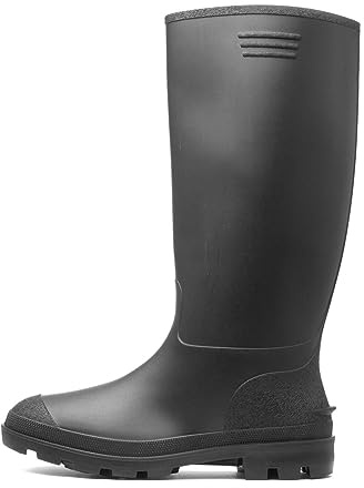 Shoe Zone - Adults Black Tall Welly - Size 8 UK - Black
