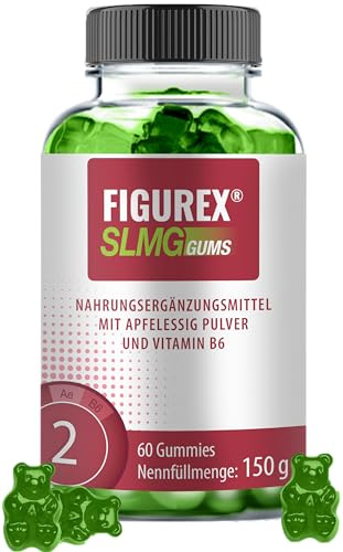 FIGUREX SLMG Gums, Gummibärchen für den Stoffwechsel mit Vitamin B6, Fruchtgummis für Keto-Diät, Keto Gummies, 60 Stück