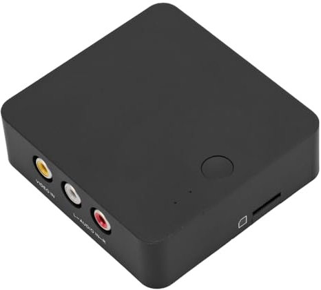 Convertisseur vers HDMI, Adaptateur Audio Vidéo AV vers HDMI, Adaptateur Composite vers HDMI Prend en PAL/NTSC pour Magnétoscope, VHS, Lecteurs DVD, Caméscopes,