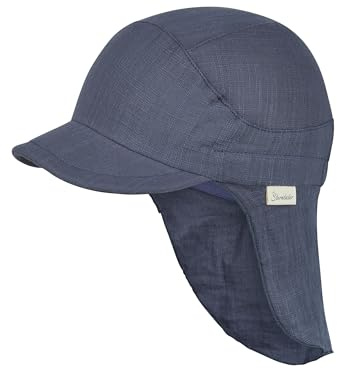 Sterntaler Unisex Sonnenhut Schirmmütze Nacken Einfarbig
