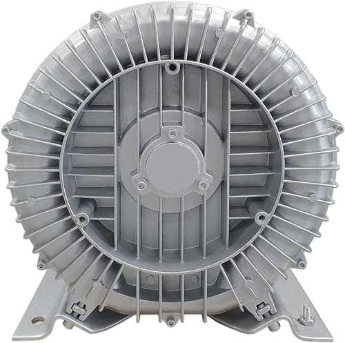 Bomba de turbina soplante para piscina | Uso Continuo Trifásica | Aluminio | Silenciosa y Eficiente | Potencia 1.5 kW
