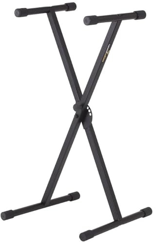 MusicalStore2005 Supporto Tastiera KSC-10 Regolabile per Bambini - Stand in Acciaio per Tastiere Mini-Size, Altezza Regolabile in 4 Posizioni, Ideale per Scuola e Casa