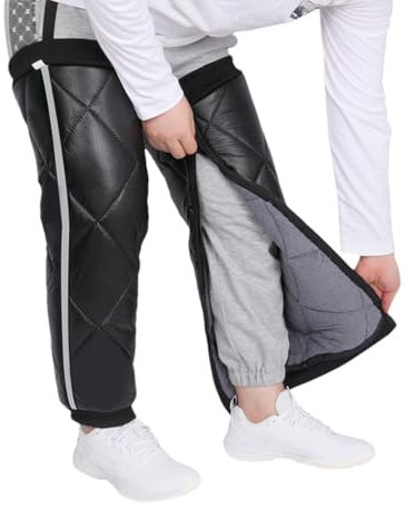 Warme Beinstulpen - Outdoor Beinschützer Beinwärmer für Winter Motorrad - Herren Radfahren Beinwärmer zum Wandern, Bergsteigen, 60 cm, A