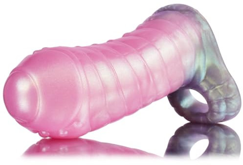 Guaina erettile YOCY in stile non tagliato per sesso di coppia, Guaine e prolunghe per il pene con cinturino per testicoli, sex toy indossabile per masturbazione, sex toy aggiuntivo da viaggio