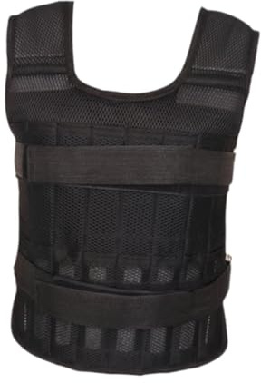 QSTDGVPW Gilet de Poids pour L'entraînement en Extérieur, Adapté Aux Hommes et Femmes, 20 Kg
