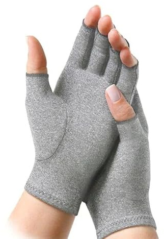 SWZEC Vitavix Premium Kompressionshandschuhe(1 Paar Grau,S)