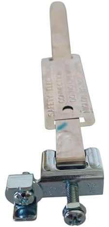 Adjustable Earth Bonding Clamps, 12-32mm Pipe Size, Terminal A-D EC14, Pack of (1)