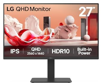 LG 27BA54QB-B.AEU 68,6 cm (27) 2K 16:9 IPS Monitor HDMI/DP/USB LS 75Hz [Energieklasse D] (27BA54QB-B.AEU)