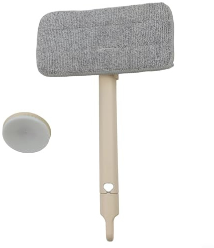 Trapeador de lavado facial de escritorio, mini trapeador multifuncional con clip, trapeador de limpieza de toallas pequeñas y planas manos libres (B)
