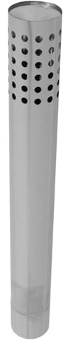 LIFKOME Prolunga Tubo Acciaio Inox per Scarico Fumi Caldaia e Scaldabagno Gas Tubo Resistente Alte Temperature Facile Installazione e Manutenzione Estensione Canne Fumarie per Uso