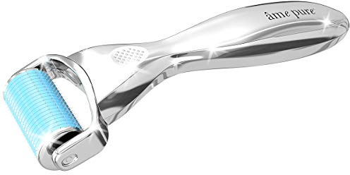 Ame Pure Microneedling Roller - Micro Needling Roller For Stretch Marks, Scars, And Cellulite! - Durable Derma Roller 0.75 mm - Laser Treatment Alternative - Glow & Thrive: Revitalize Your Skin Today!