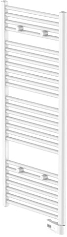 EISL Badheizkörper elektrisch 50 x 120cm, weiß, Handtuchheizkörper für das Badezimmer, Handtuchhalter, elektrischer Handtuchwärmer mit Heizstab und Zeitschaltuhr, BHKWZ1