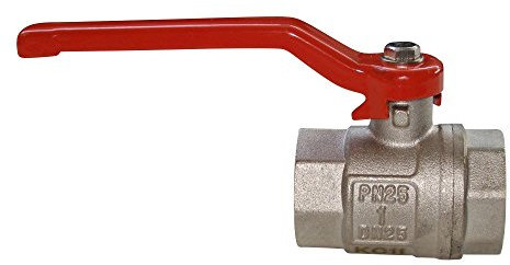 Kugelhahn beidseitig Innengewinde, IG-IG von 1/2' bis 2 1/2' mit Hebelgriff - Pressmessing - mit vollem Durchgang, Größe Kugelhahn:21/2 Zoll IG-IG
