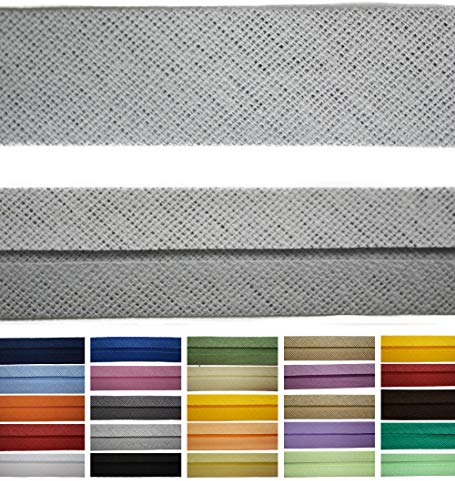 Roban Fashion Baumwoll Schrägband 16mm breit Textilband Blende in 24 Farben