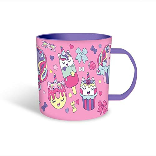 Nada Home Cup Unicorn Glass for Drinks Microwave Mug Breakfast Children 340 ML 1324
