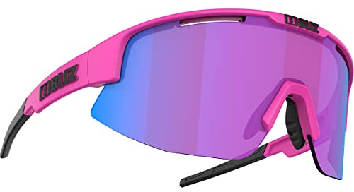 Bliz Matrix Nordic Light Sportbrille, matt neon pink-blue multi