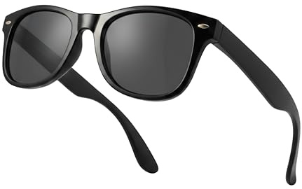 Komonee Drifter Sunglasses UV400 Protection Classic Style Retro Sun Shades Eye Glasses Unisex For Men Women Travel & Fashion – Lightweight Frame Fashion Eyewear for Outdoor Activities