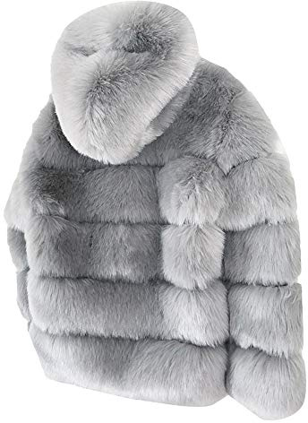 Cappotto In Pelliccia Sintetica Donna Giacca Da Donna In Finta Pelliccia Di Visone Invernale Con Cappuccio Giacca In Pelliccia Sintetica Calda E Spessa Termico Parka Cappotti Giacche Piumino