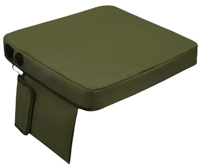 TRgqify-KM Wasserdichtes, wiederaufladbares, beheiztes Sitzkissen for Angelstühle, Stadion-Thermo-Sitzpolster mit abnehmbarem Bezug (Color : Green)