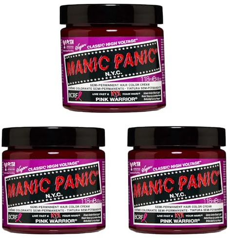Manic Panic Classic High Voltage Pink Warrior 118mlX3