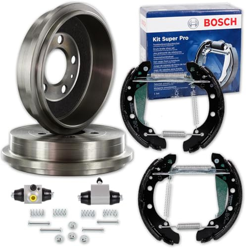 BandelOne enthält Bremstrommeln Ø200mm + Bremsbacken Satz passend für Astra G F Vectra
