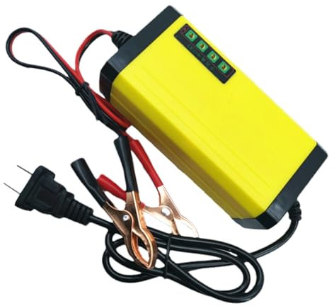 Chargeur de batterie automobile, chargeur de batterie de voiture,Chargeur d'entretien pour batterie de voiture - Mainteneur de batterie et désulfateur avec interface intelligente pour voiture électriq