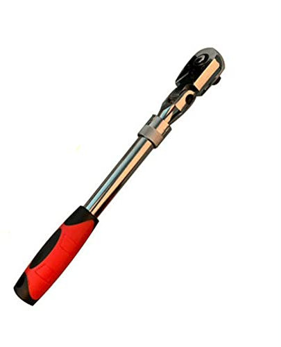Chiave regolabile, Chiave a cricchetto telescopica da 72 denti Chiave a cricchetto automatica a sgancio rapido Veloce 1/4 1/2 3/8 Può regolare a 90 gradi Chiave a cricchetto for impalcatura Chiave for