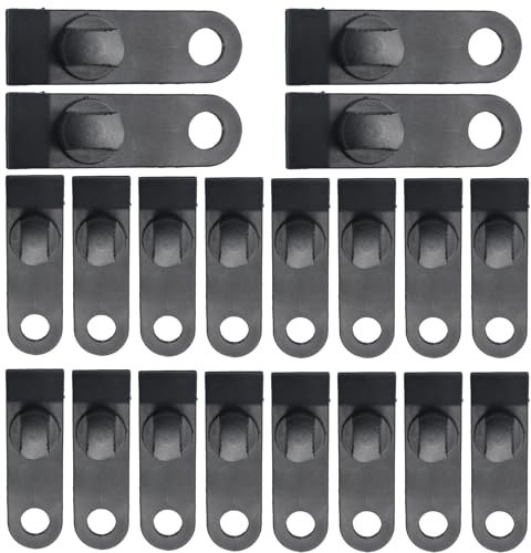 20 Stück Plane Befestigung Clip, Multifunktion Zeltklemme, Markisenklemme, für Boots Zelte Markisen Pavillon, Pool Planen, Windseil und Banner