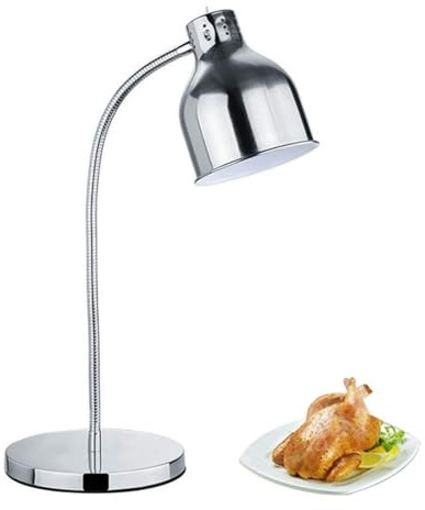 Scaldavivande per Buffet Lampada Riscaldante For Alimenti Da Terra, Lampada Scalda Alimenti Con Lampadina Da 275 W, Lampada Scalda Alimenti For Buffet Da Cucina Del Ristorante, Risparmio Energetico E