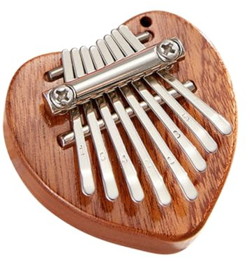 Milisten 1satz Mini Kalimba Aus Holz Daumenklavier Für Anfänger Tragbares Fingerpiano Mit Feiner Verarbeitung Leicht Und Handlich Für Musikliebhaber