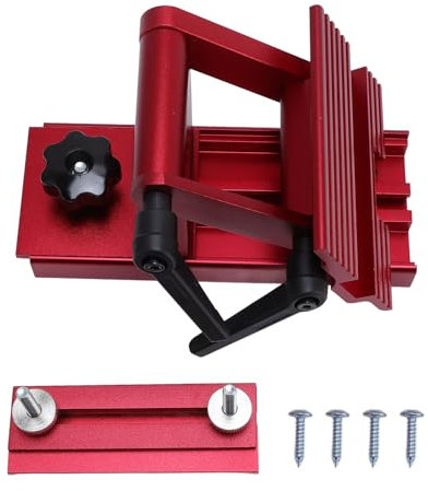 Plantilla de afilado con soporte de repuesto ajustable para amoladoras y lijadoras de banco de 15 u 20 cm. Incluye guía de inglete pivotante y guía de inglete plana