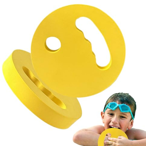 Aqua Fitness Scheiben | 2er Set Schwimmende Schaumstoff-Wasserhanteln | Aqua Training Mit Komfortablem Griff Für Erwachsene, Jugendliche & Kinder