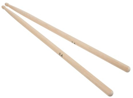 AKOOSY Holz Schlagzeugsticks für Schlagzeug und Trommeln Ahorn Drumsticks Zubehör für Anfänger und Einsteiger