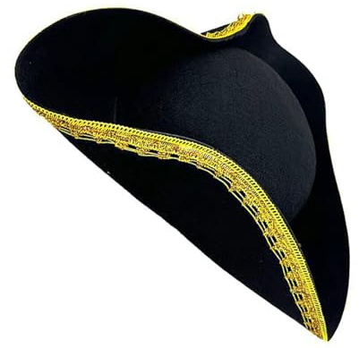 Watreketal Sombrero de carnaval para niños y niñas, con tres esquinas, para fiestas iluminadas, para adultos y adolescentes, sombrero transpirable