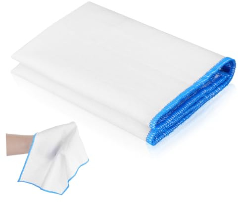 Alipis Paño Limpieza Interior para Clarinete de Limpieza Flauta y de Textura Delicada de Algodón Blanco para Mantenimiento del Instrumento