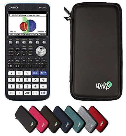 Casio fx-CG50 inklusive Schutztasche von WYNGS in Schwarz - Basic Set