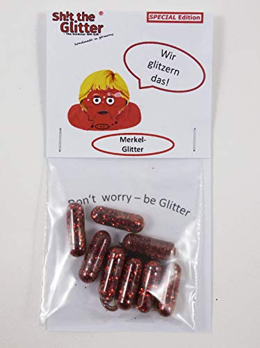 Shit The Glitter - Merkel Edition/f.Adventskalender, lustiges Geschenk, Geiler Partyspaß/Stresskiller