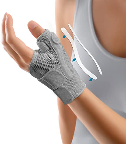 INSTINNCT Wrist Thumb Support Brace, Fully Adjustable Thumb Brace for Men and Women, Thumb Flexible Splint for Tendonitis and Thumb Pain & Injury, Fits Both Right Hand and Left Hand